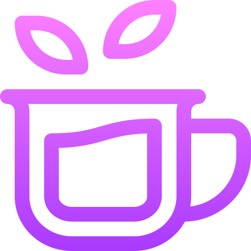 お茶 Basic Gradient Lineal color icon