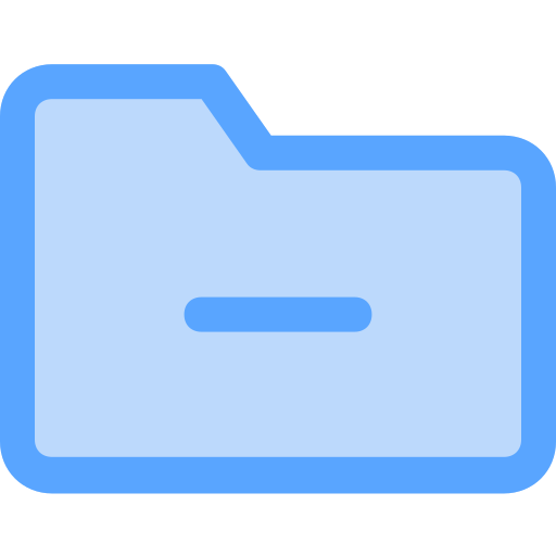 usunięty folder Generic Blue ikona