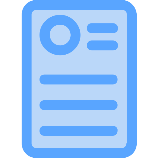 currículum Generic Blue icono