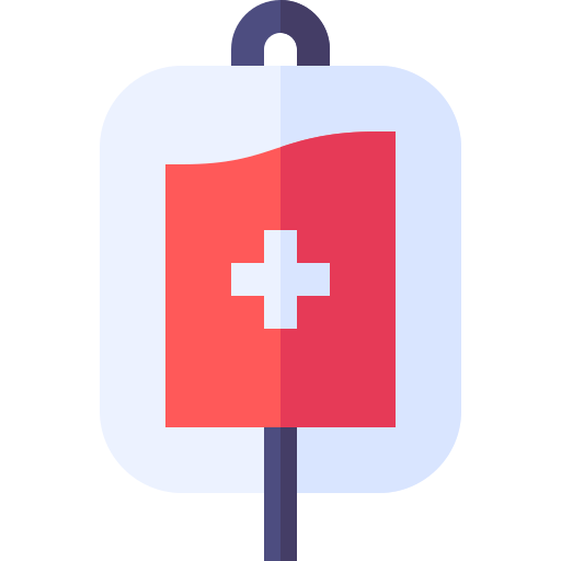 Blood bag Basic Straight Flat icon