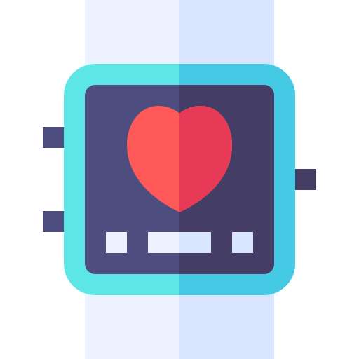 Heart rate Basic Straight Flat icon