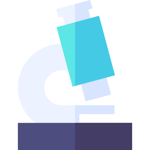 Microscope Basic Straight Flat icon