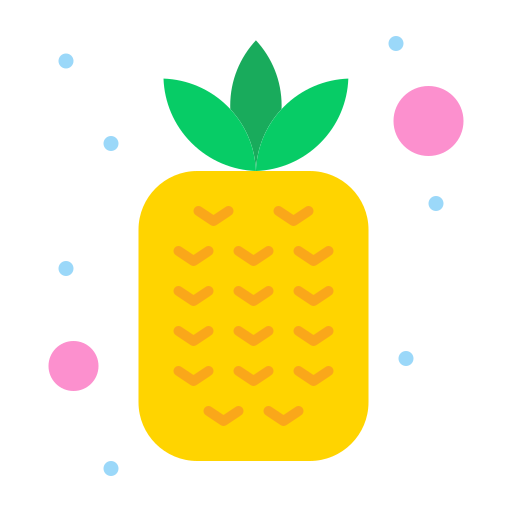 Pineapple Flatart Icons Flat icon