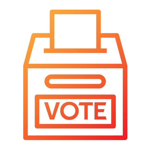 Ящик для голосования Generic Gradient иконка