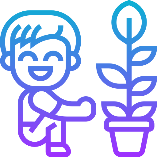 Plant pot Meticulous Gradient icon