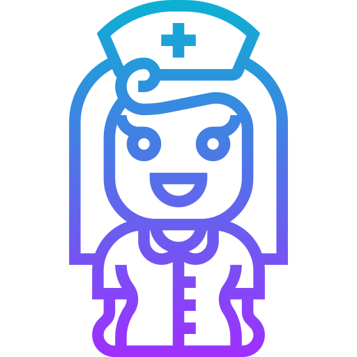 verpleegkundige Meticulous Gradient icoon