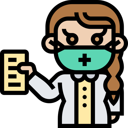 Doctor Meticulous Lineal Color icon