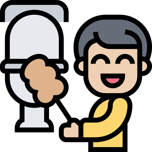 Toilet brush Meticulous Lineal Color icon