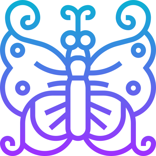 mariposa Meticulous Gradient icono