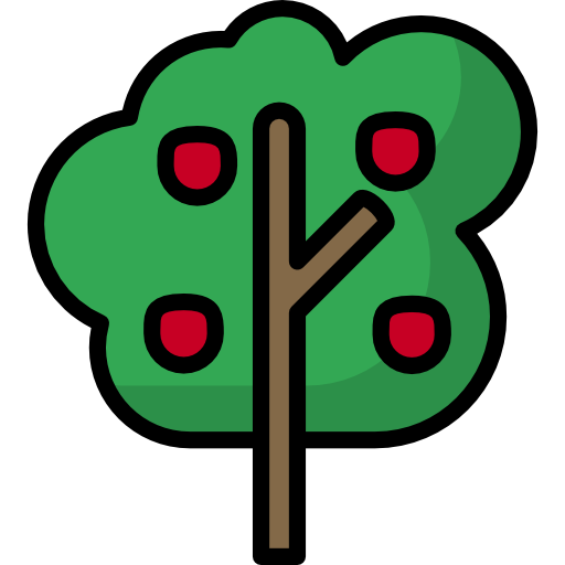 árbol de manzana Special Lineal color icono