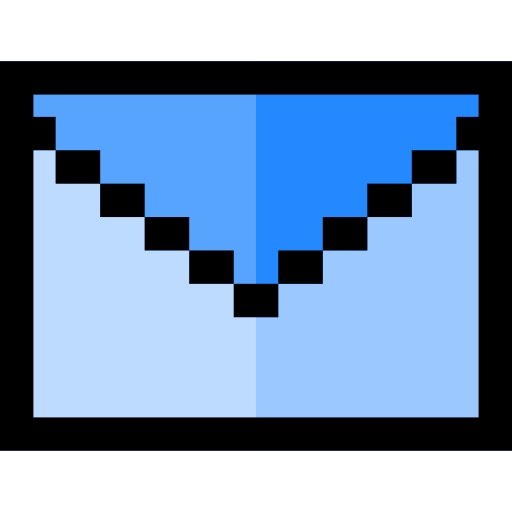 Mail Pixel Linear color icon