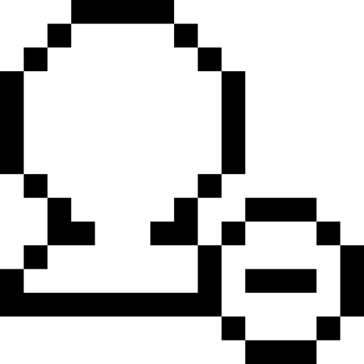 usuwać Pixel Outline ikona