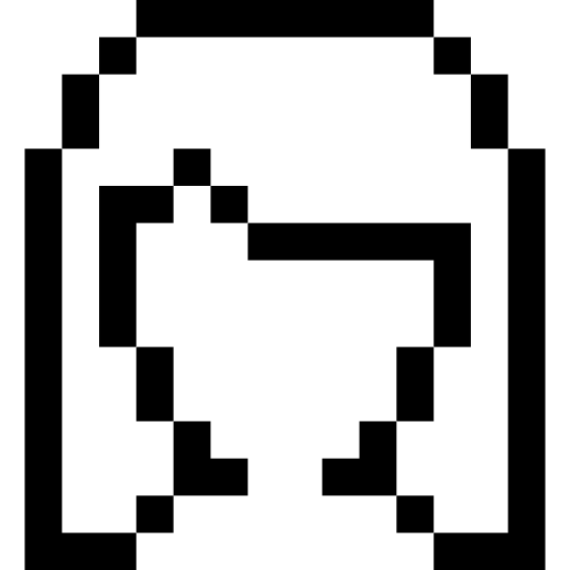 mulher Pixel Outline Ícone