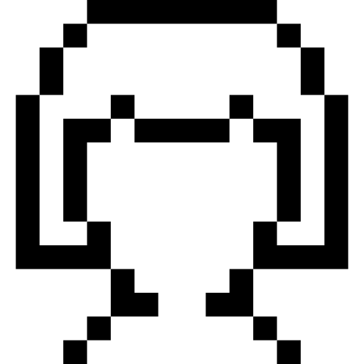 kobieta Pixel Outline ikona