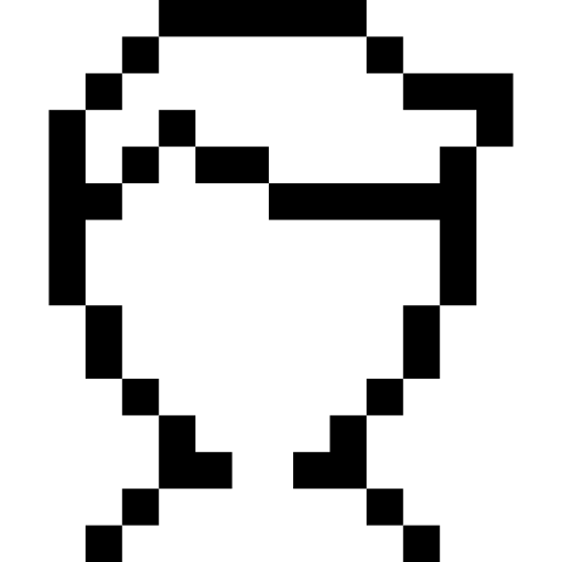 hombre Pixel Outline icono