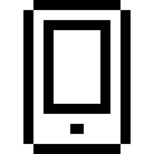 teléfono móvil Pixel Outline icono
