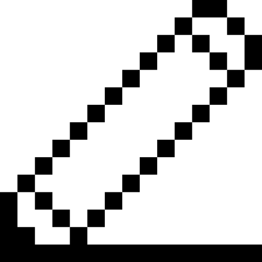 pisać Pixel Outline ikona