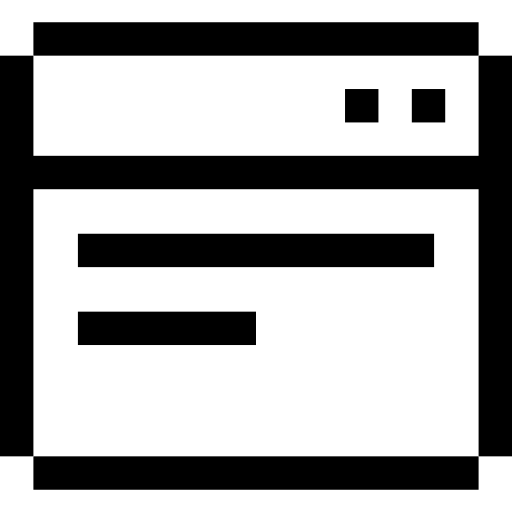ragnatela Pixel Outline icona