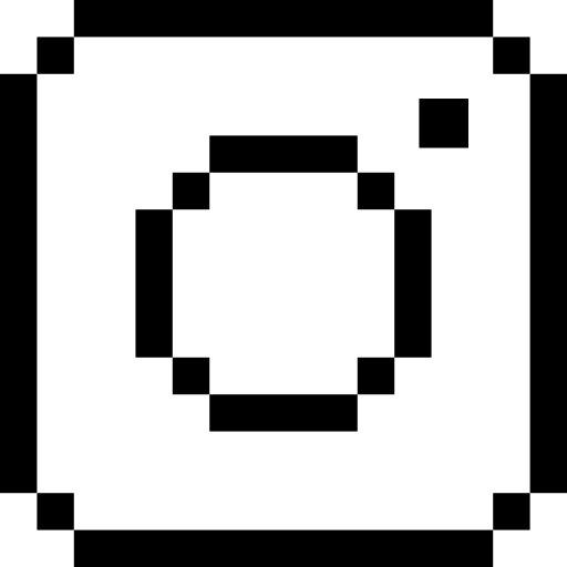 instagram Pixel Outline ikona