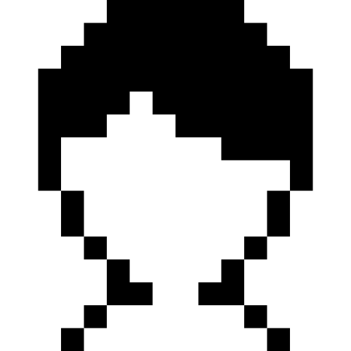 uomo Pixel Solid icona
