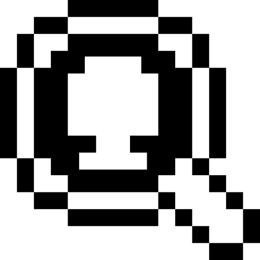 Поиск Pixel Solid иконка