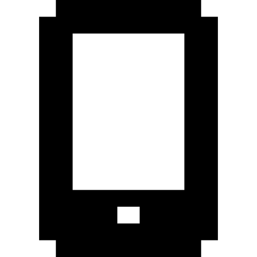 teléfono móvil Pixel Solid icono