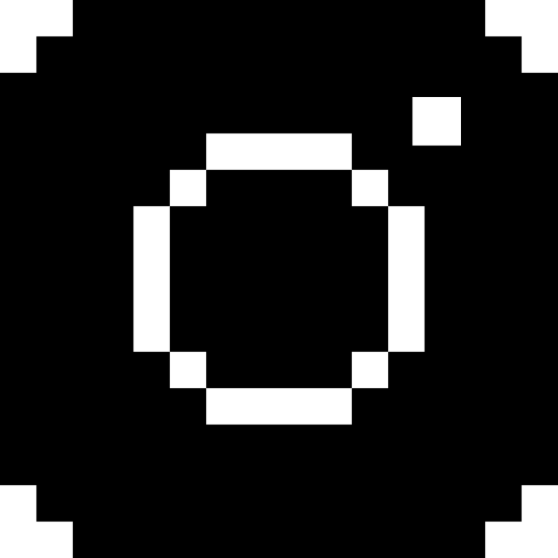인스 타 그램 Pixel Solid icon