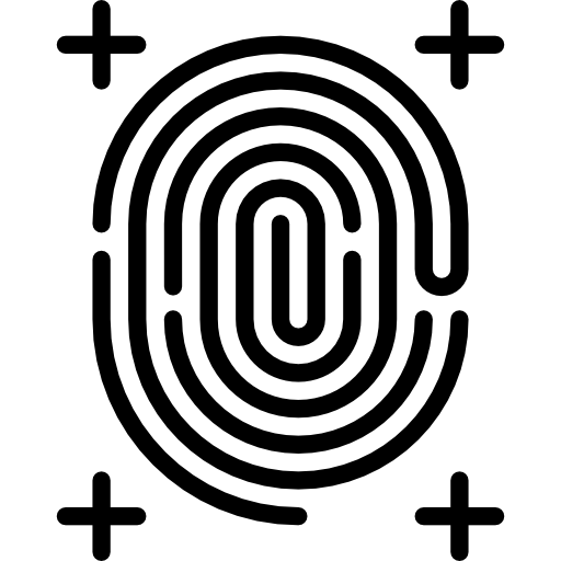 Fingerprint scan Special Lineal icon