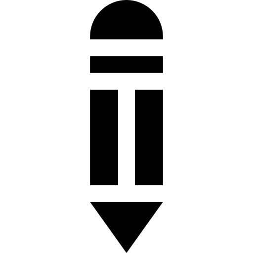 matita Basic Straight Filled icona