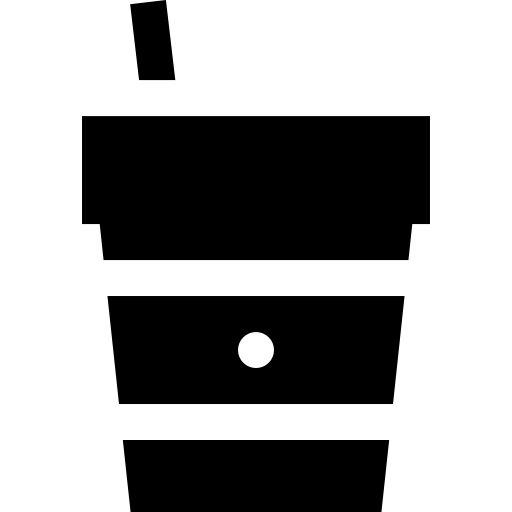 Coffee cup Basic Straight Filled icon