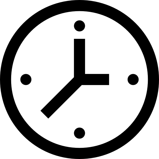 uhr Basic Straight Lineal icon