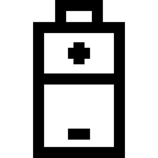 batterijen Basic Straight Lineal icoon