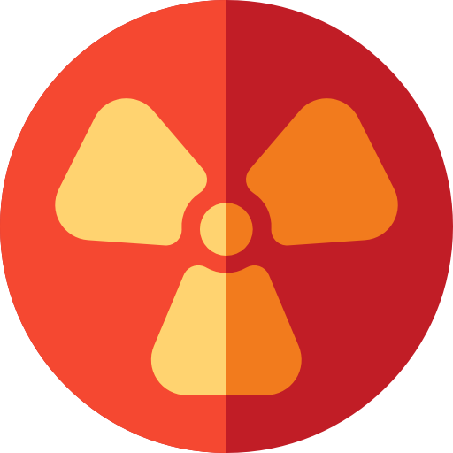 放射線 Basic Rounded Flat icon
