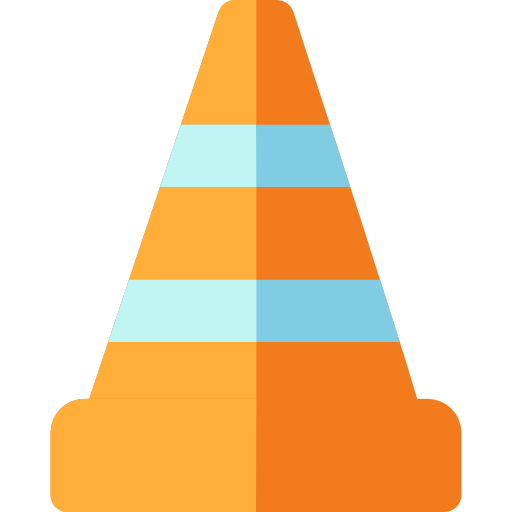 cone Basic Rounded Flat Ícone