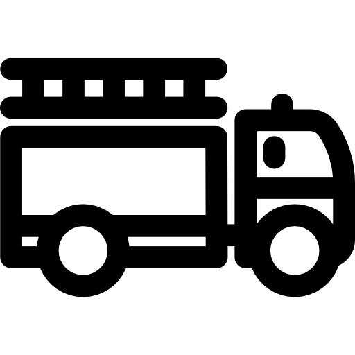 소방차 Basic Rounded Lineal icon