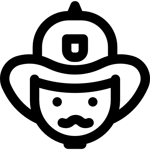 소방관 Basic Rounded Lineal icon
