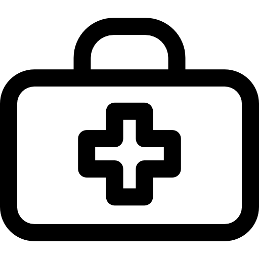 apteczka Basic Rounded Lineal ikona