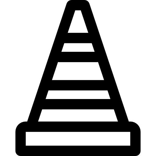 円錐 Basic Rounded Lineal icon