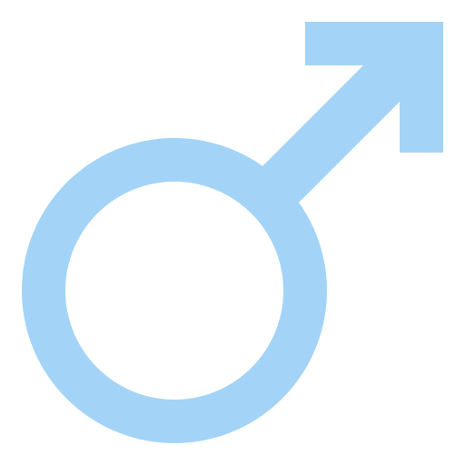 Male gender Iconixar Flat icon