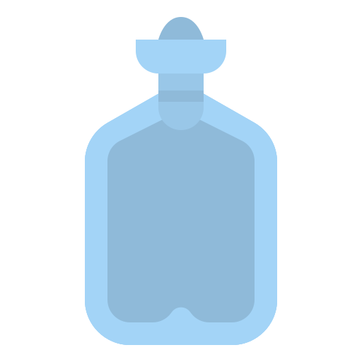 bottiglia di acqua calda Iconixar Flat icona