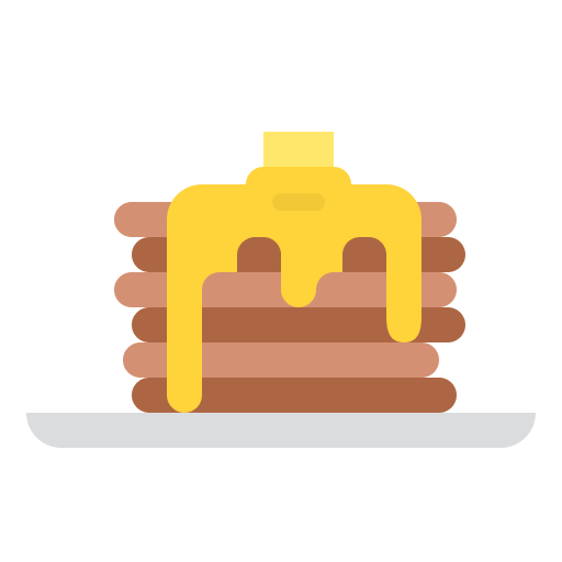 Pancake Iconixar Flat icon