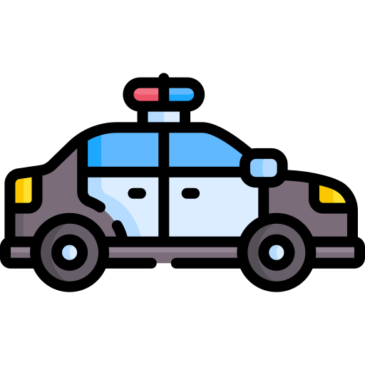 Police car Special Lineal color icon