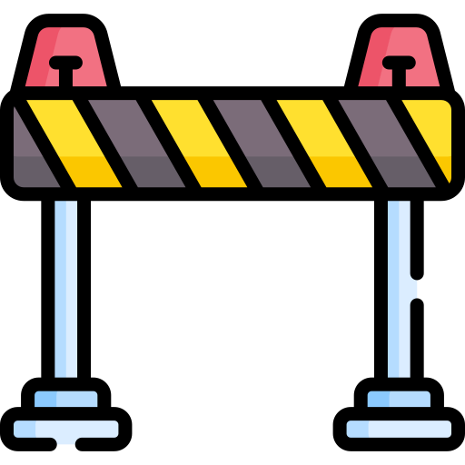 polizeiabsperrung Special Lineal color icon