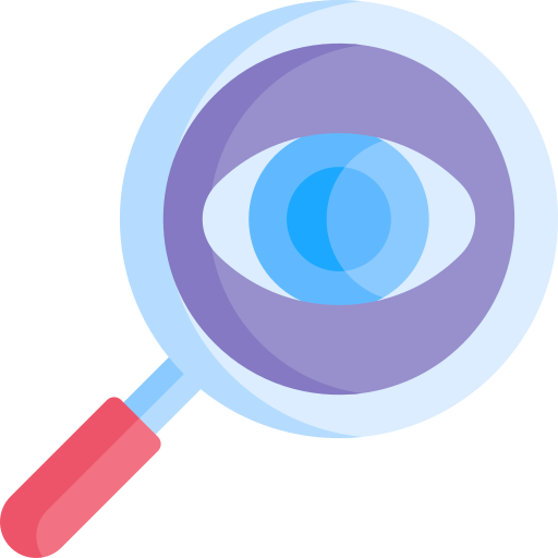 Magnifying glass Special Flat icon