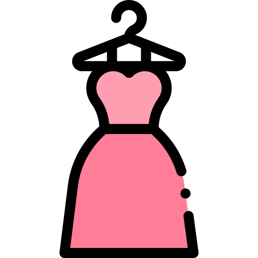 ドレス Detailed Rounded Lineal color icon