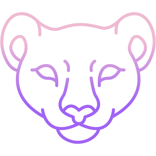 Lioness Icongeek26 Outline Gradient icon