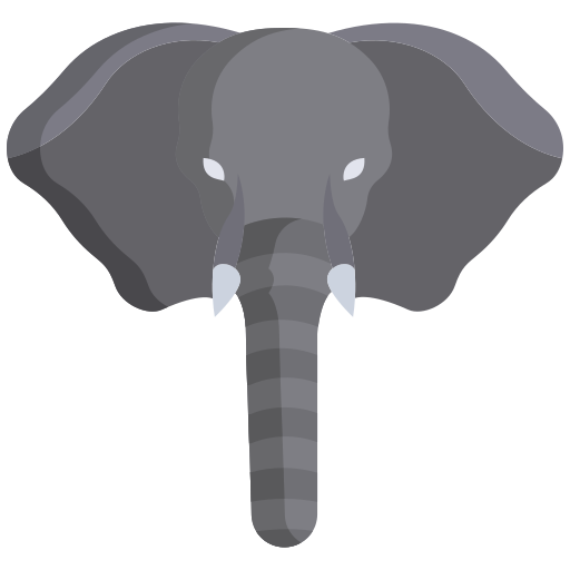 Elephant Icongeek26 Flat icon