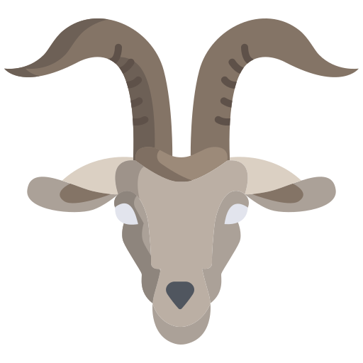 Goat Icongeek26 Flat icon