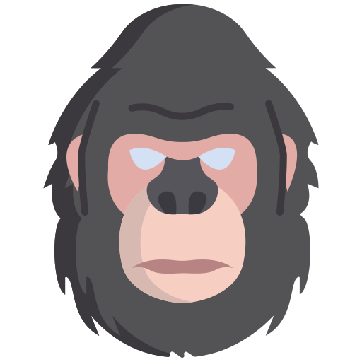 gorilla Icongeek26 Flat icon