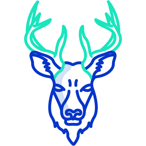 Deer Icongeek26 Outline Colour icon
